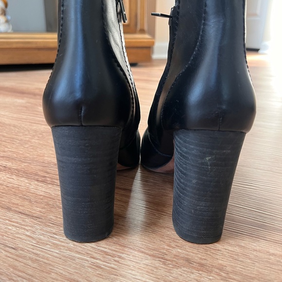Madewell black leather boots, size 7 - Picture 4 of 6